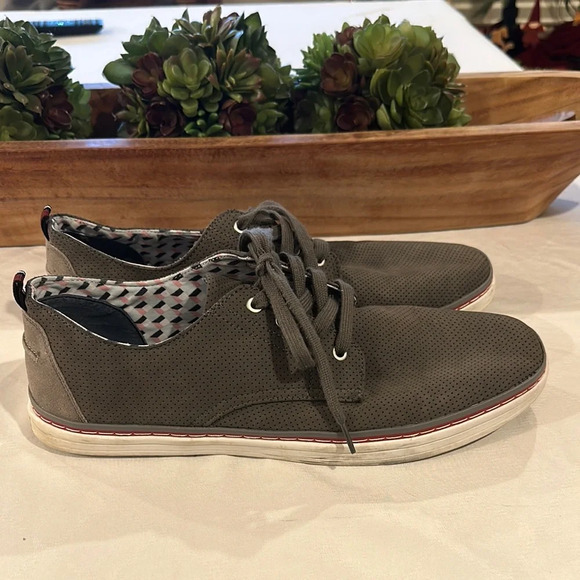 Ben‎ Sherman Men's Casual Lace Up Oxford sneakers Shoes Gray size 13 - Picture 1 of 9